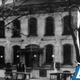 Black-and-white vintage photo of Lemp Mansion exterior
